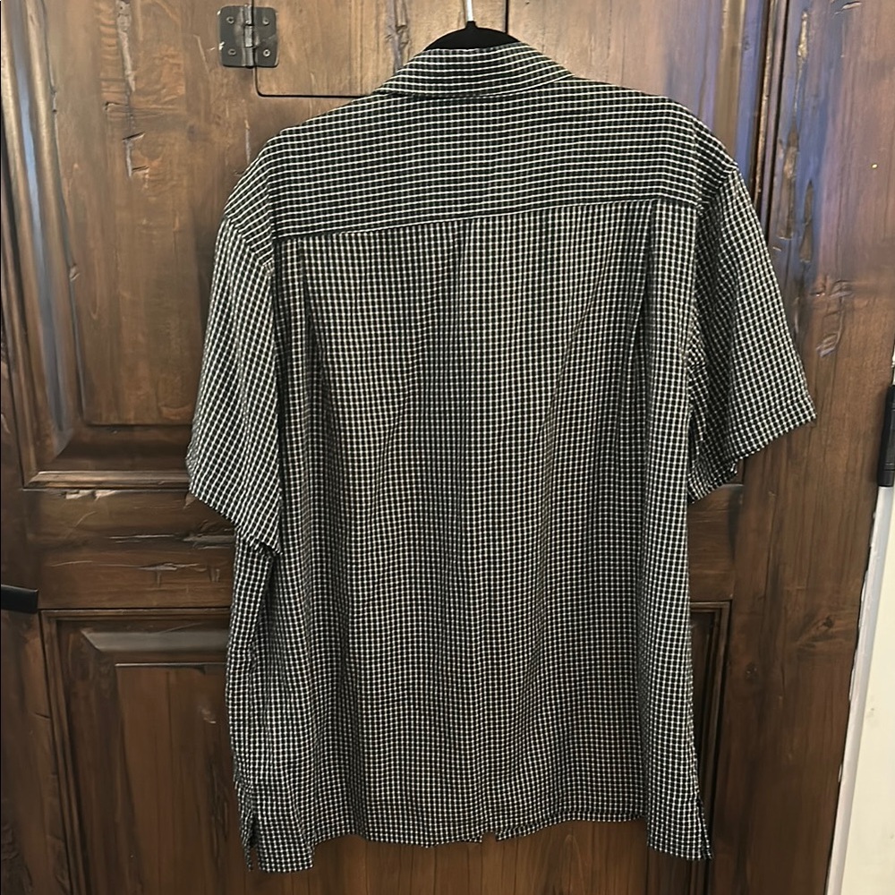 Men's Black Checkered Shirt - Picture 6 of 6